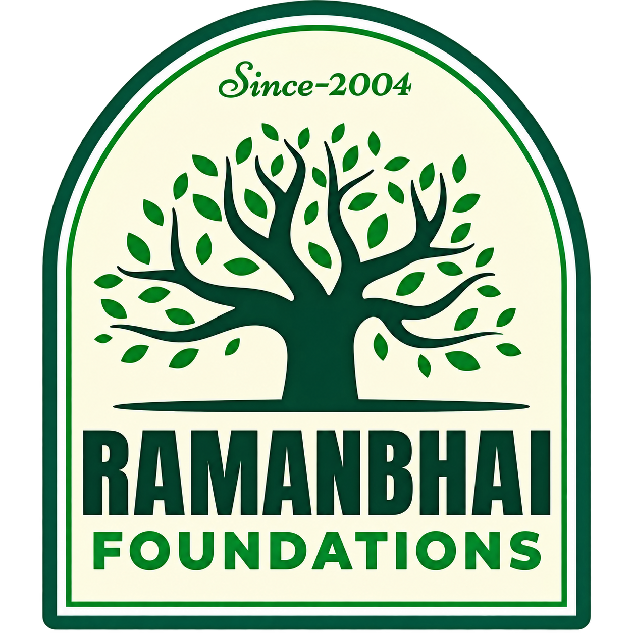 Ramanbhai Foundation logo